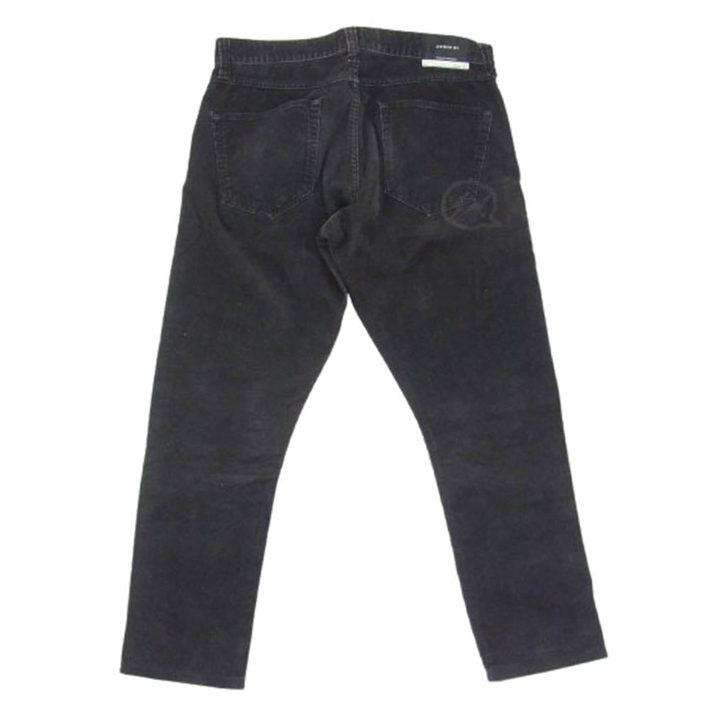 FRAGMENT DESIGN フラグメントデザイン 17AW VFP4031 × DENIM BY VANQUISH Remake tapered corduroy pants リメイク テーパード コーデュロイパンツ ブラック系 30【中古】