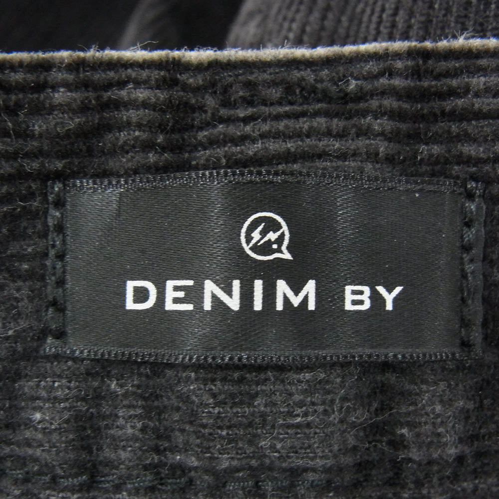 FRAGMENT DESIGN フラグメントデザイン 17AW VFP4031 × DENIM BY VANQUISH Remake tapered corduroy pants リメイク テーパード コーデュロイパンツ ブラック系 30【中古】