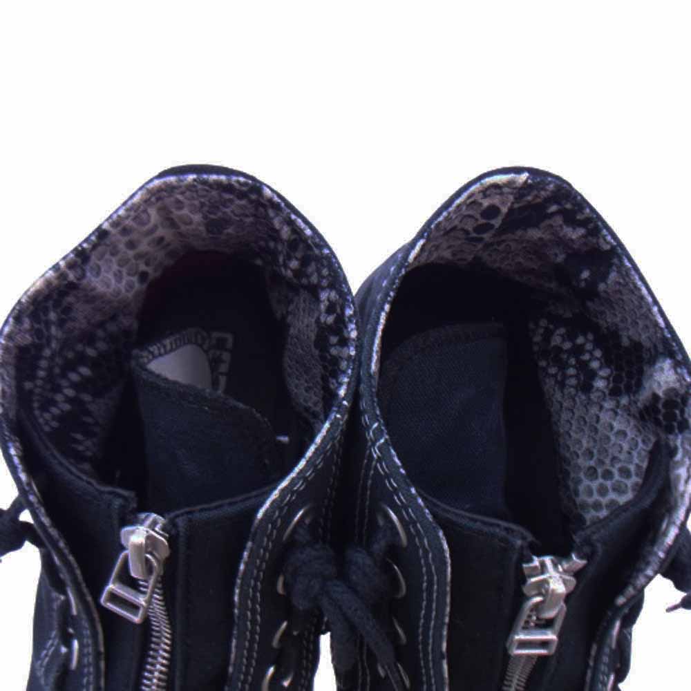 WACKO MARIA ワコマリア 1SC776 × Nonnative ノンネイティブ × Converse コンバース All Star 100 HI NM Black オールスター ハイカットスニーカー ブラック系 26.5cm【中古】