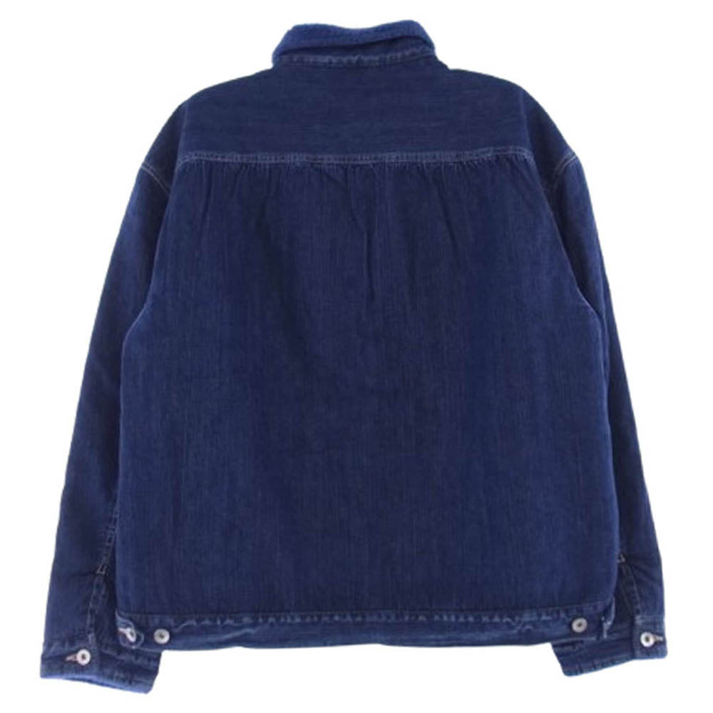 PORTER CLASSIC ポータークラシック PC-005-2434 STEINBECK DENIM BOA JACKET スタインベック ボア デニム ジャケット インディゴブルー系 XL【美品】【中古】