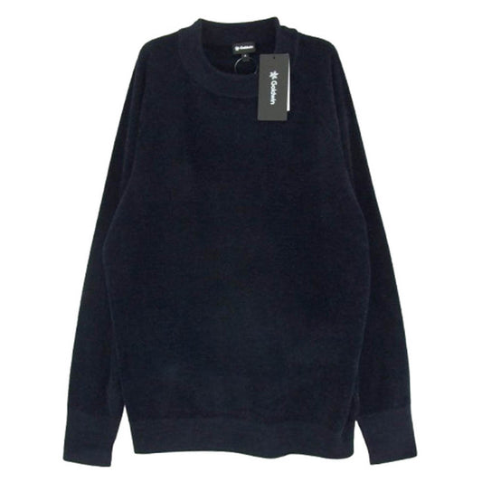 Goldwin ゴールドウィン GM35301 メッシュ パイル クルーネック ニット ダークネイビー系 XL【新古品】【未使用】【中古】