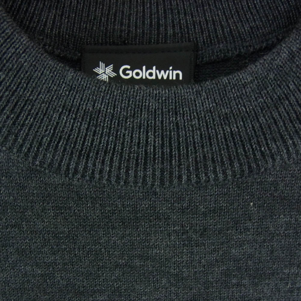Goldwin ゴールドウィン GC45308 リオプティマム ウール ラウンジ セーター ニット ダークグレー系 L【新古品】【未使用】【中古】