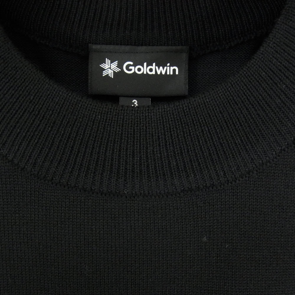 Goldwin ゴールドウィン GC45308 リオプティマム ウール ラウンジ セーター ニット ブラック系 L【新古品】【未使用】【中古】