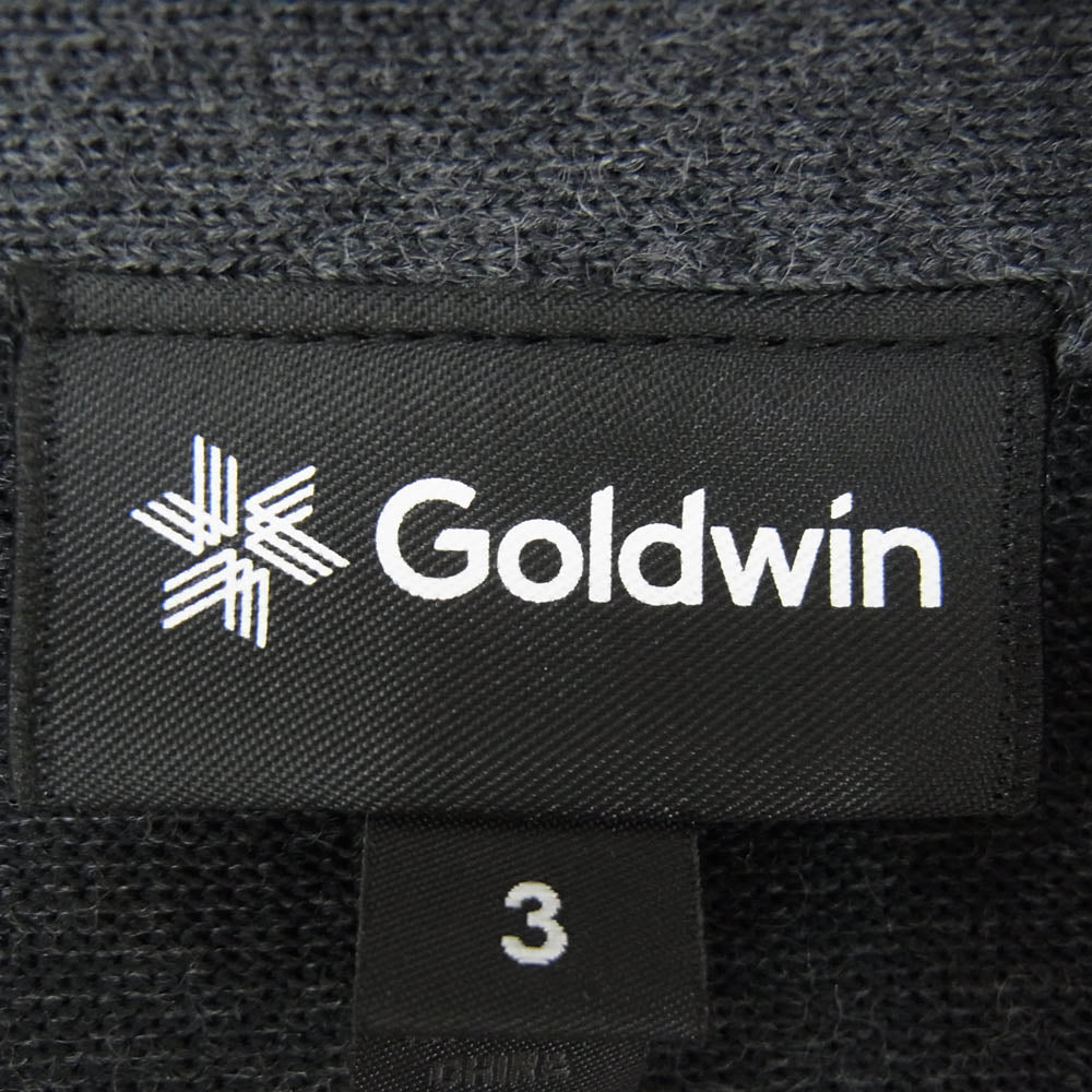 Goldwin ゴールドウィン GC45307 リオプティマム ウール ラウンジ カーディガン グレー系 3【新古品】【未使用】【中古】