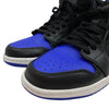 NIKE ナイキ 554724-068 AIR JORDAN 1 MID BLACK BLUE エアジョーダン1 ミッド ブラック ブルー ブルー系 27cm【美品】【中古】
