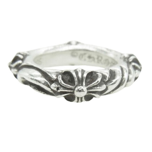 CHROME HEARTS クロムハーツ（原本無） SBT BAND SBT バンド リング シルバー系 9.5号【中古】