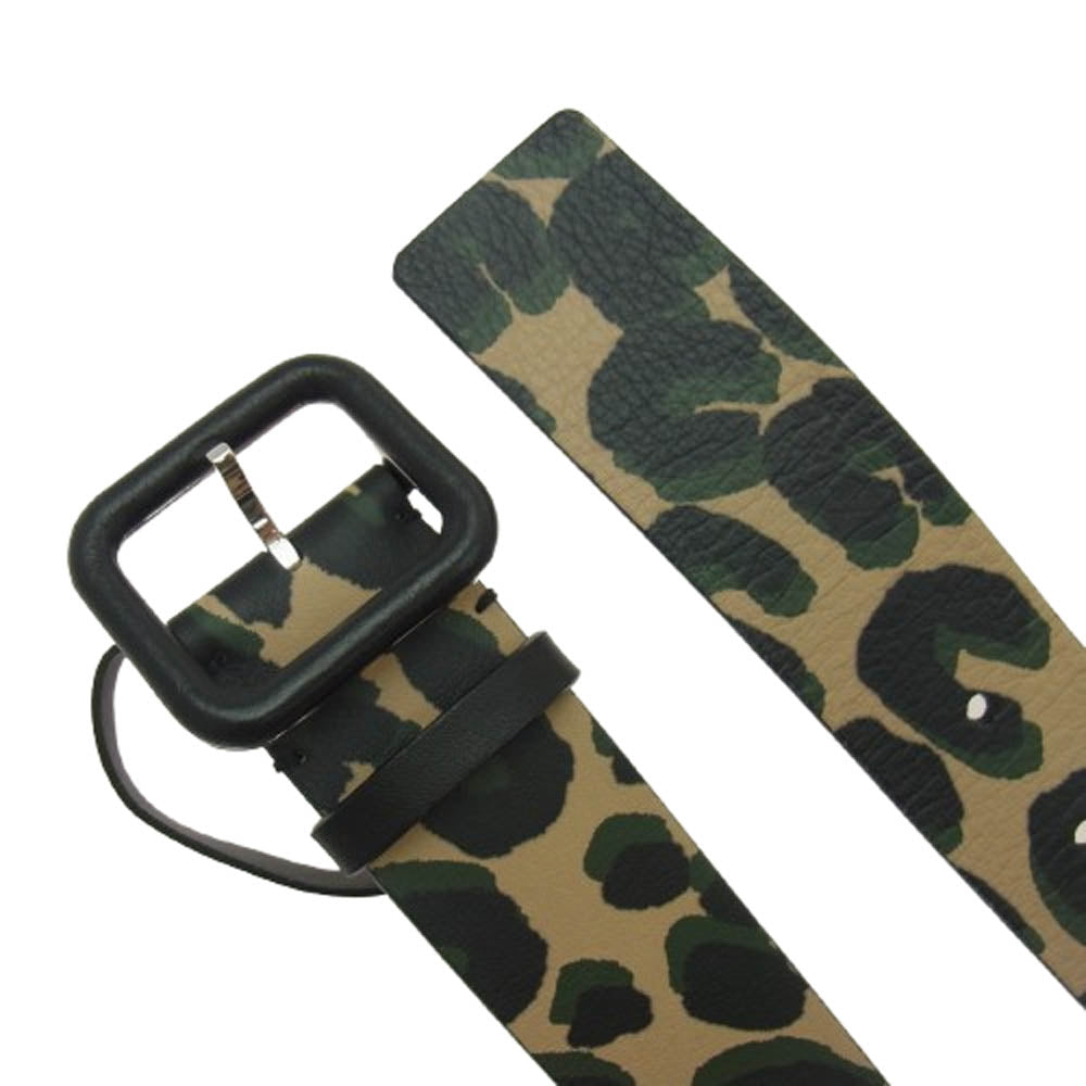 LOUIS VUITTON ルイ・ヴィトン MP112 レオパード 革 レザー ベルト マルチカラー系【中古】