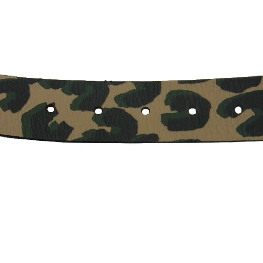 LOUIS VUITTON ルイ・ヴィトン MP112 レオパード 革 レザー ベルト マルチカラー系【中古】