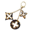 LOUIS VUITTON ルイ・ヴィトン M65844 ビジューサック アンソレンス バッグチャーム キーホルダー キーリング ゴールド系【中古】