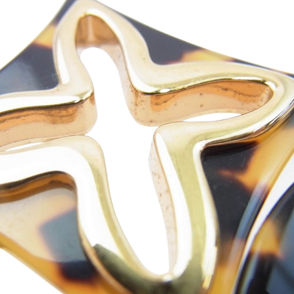 LOUIS VUITTON ルイ・ヴィトン M65844 ビジューサック アンソレンス バッグチャーム キーホルダー キーリング ゴールド系【中古】