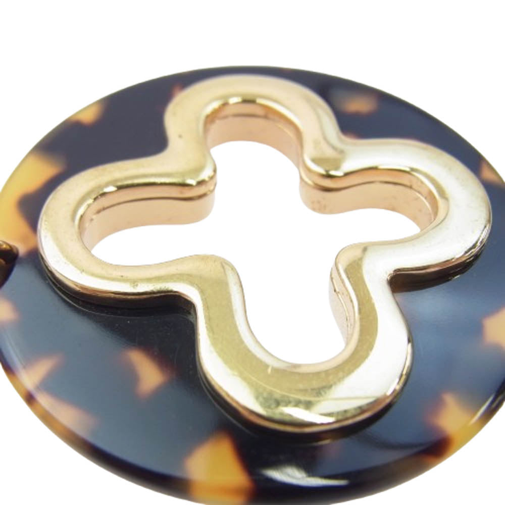 LOUIS VUITTON ルイ・ヴィトン M65844 ビジューサック アンソレンス バッグチャーム キーホルダー キーリング ゴールド系【中古】