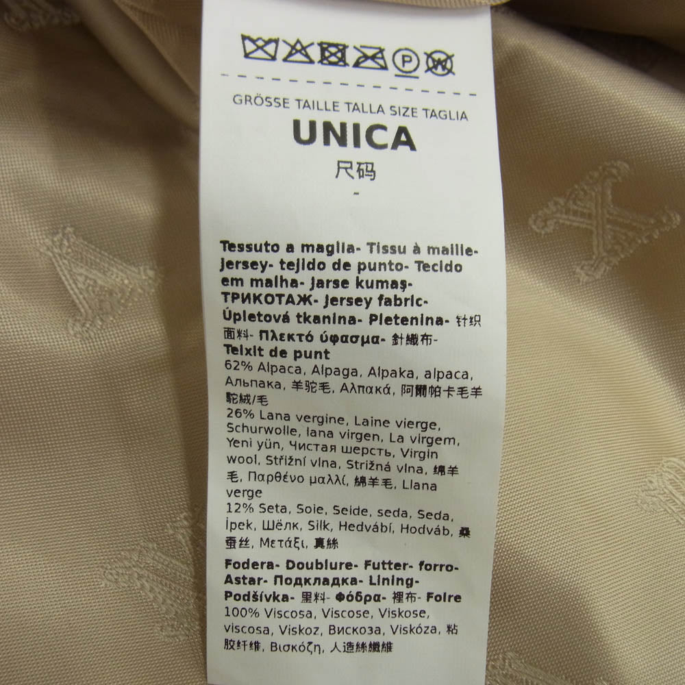 MAX MARA マックスマーラ TEBE テディベア ケープ ポンチョ ピンク系 52【極上美品】【中古】