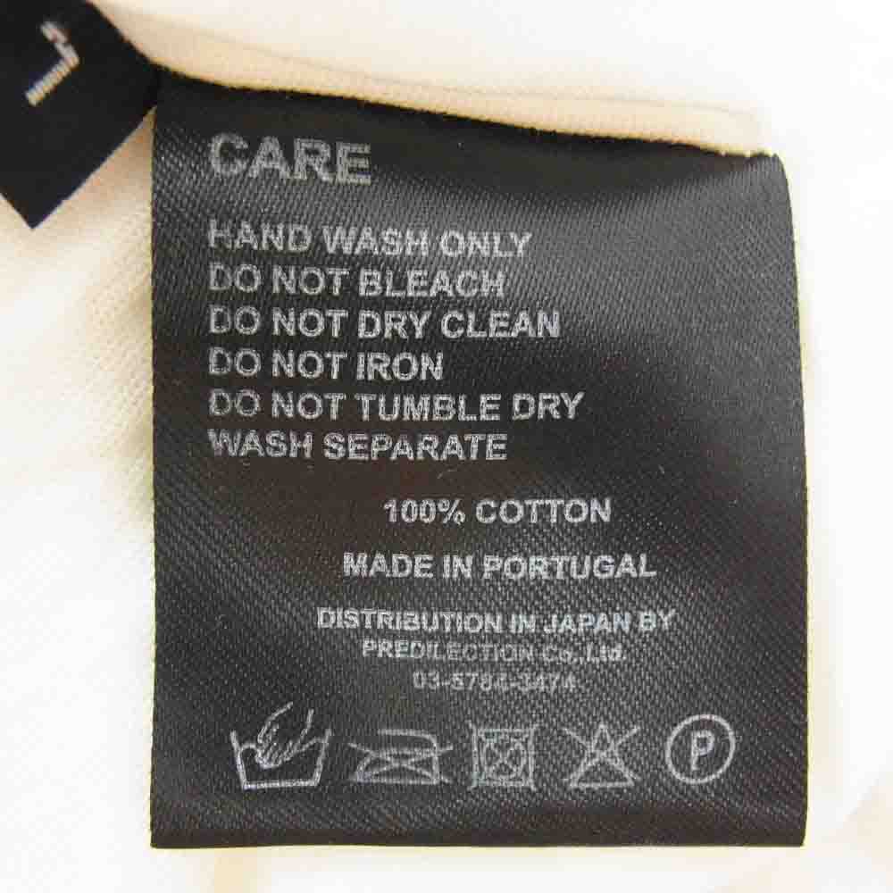 アスクユアセルフ ヴィンテージ加工 プリント Tシャツ 半袖カットソー ホワイト系 L【中古】