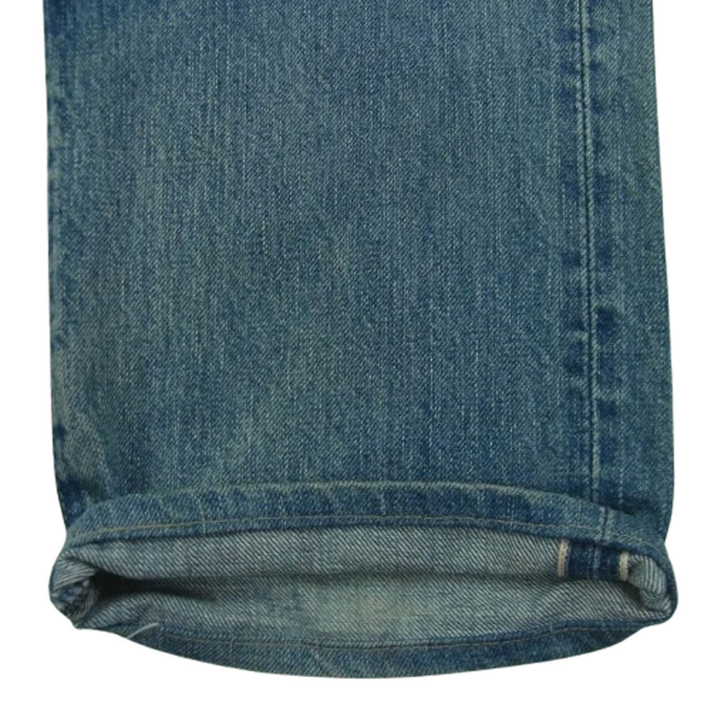 Levi's リーバイス 90s 701XX ボタンフライ デニム パンツ BIGE 赤耳 コットン 日本製 インディゴブルー系 W28 L34【中古】