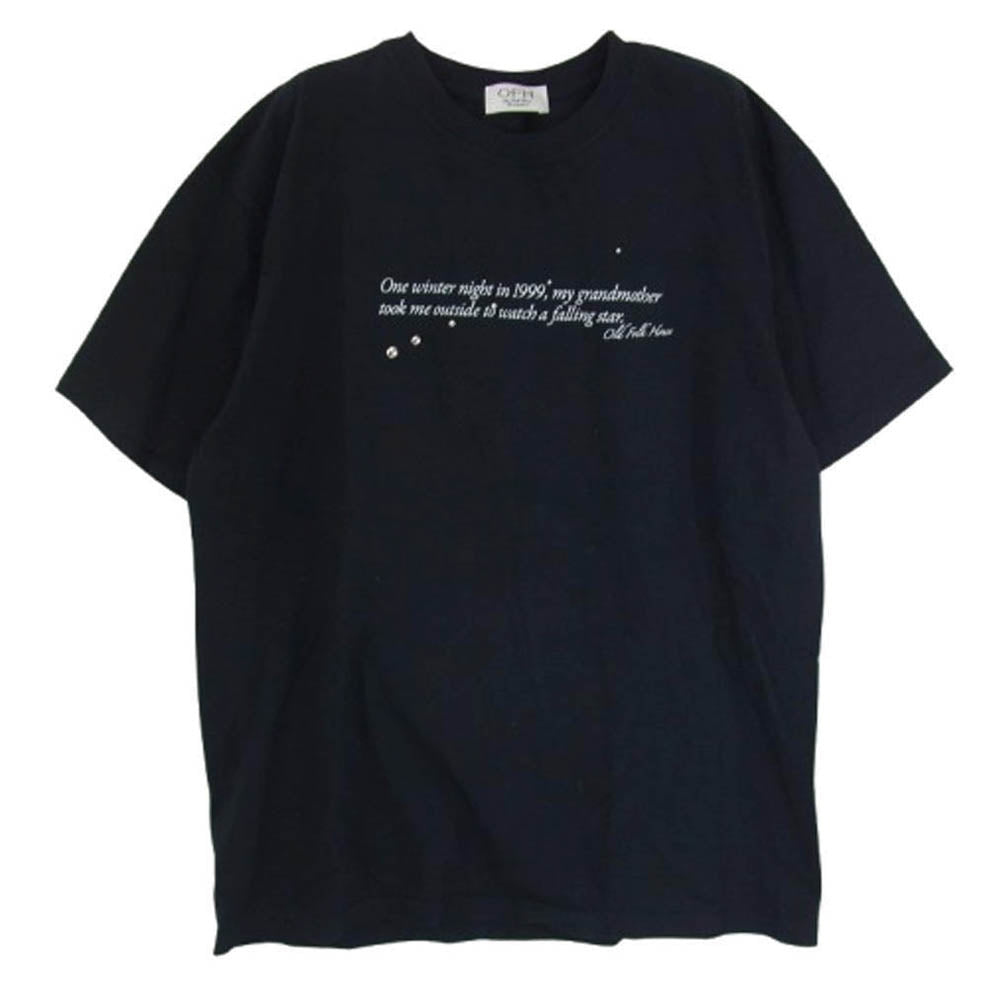 オールドフォークハウス フロントプリント スタッズ Tシャツ 半袖カットソー ブラック系 3【中古】