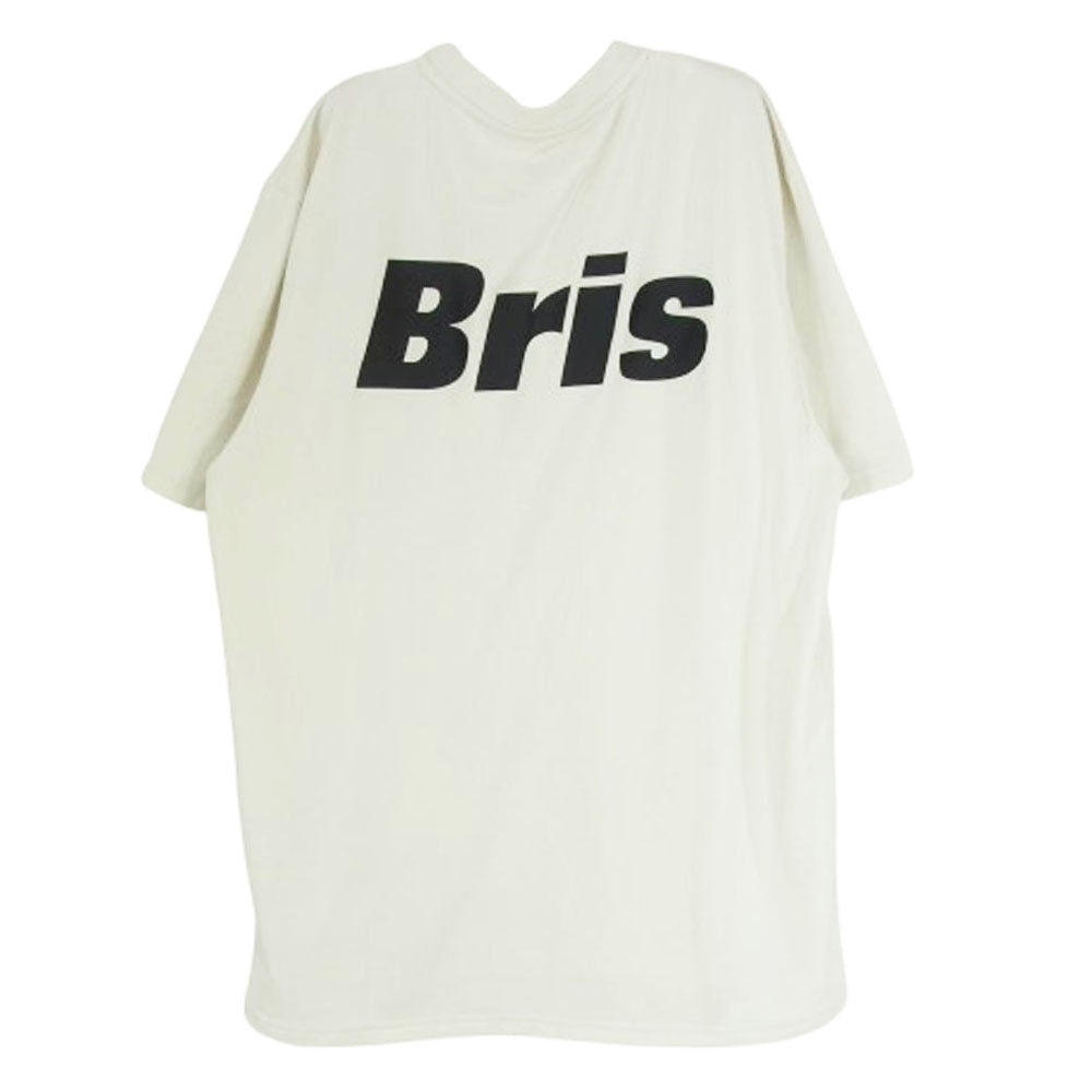 F.C.R.B. エフシーアールビー 23SS FCRB-230021 S/S PRE MATCH TOP ロゴプリント Tシャツ 半袖カットソー ホワイト系 L【中古】