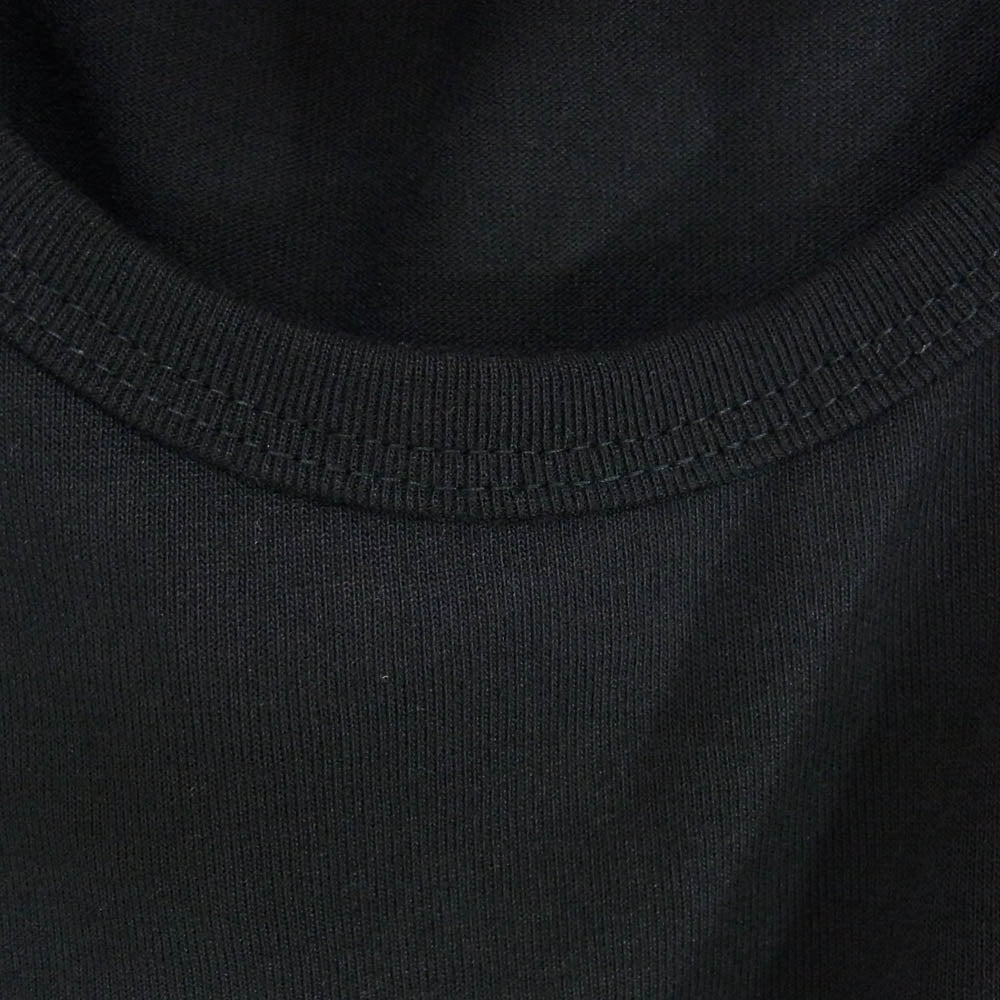 COOTIE クーティー ロゴプリント オーバーサイズ ロングスリーブティーシャツ 長袖カットソー ブラック系 L【中古】