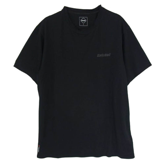 F.C.R.B. エフシーアールビー 23SS FCRB-230052 POLARTEC POWER DRY LOGO TEE ロゴプリント ポーラテック Tシャツ 半袖カットソー ブラック系 L【中古】