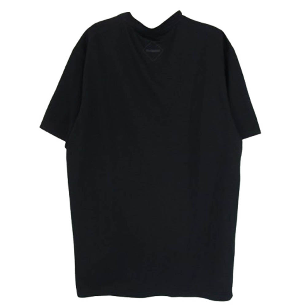 F.C.R.B. エフシーアールビー 23SS FCRB-230052 POLARTEC POWER DRY LOGO TEE ロゴプリント ポーラテック Tシャツ 半袖カットソー ブラック系 L【中古】