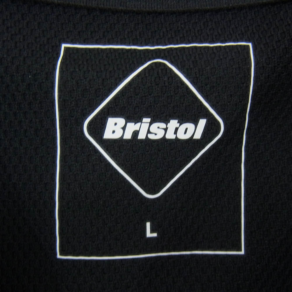 F.C.R.B. エフシーアールビー 23SS FCRB-230021 S/S PRE MATCH TOP ロゴプリント Tシャツ 半袖カットソー ブラック系 L【中古】