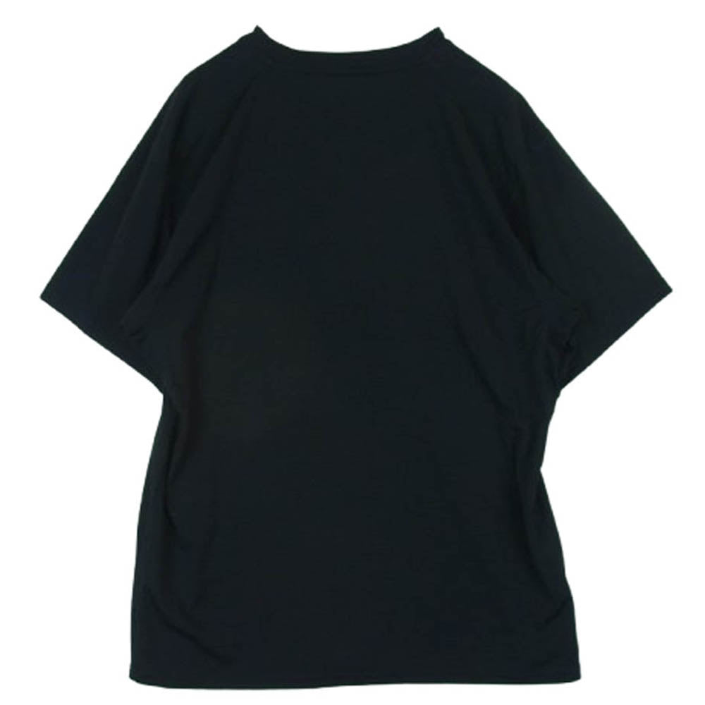 F.C.R.B. エフシーアールビー 23SS FCRB-230043 POLARTEC POWER DRY RIP STOP TEE ロゴプリント ポーラテック Tシャツ 半袖 カットソー ブラック系 L【中古】
