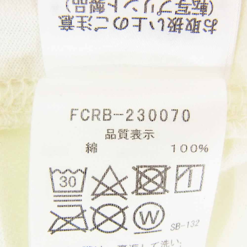 F.C.R.B. エフシーアールビー 23SS FCRB-230070 BIG LOGO L/S TEAM BAGGY TEE ビッグロゴ チーム バギー 背ロゴ 長袖Tシャツ カットソー オフホワイト系 L【中古】