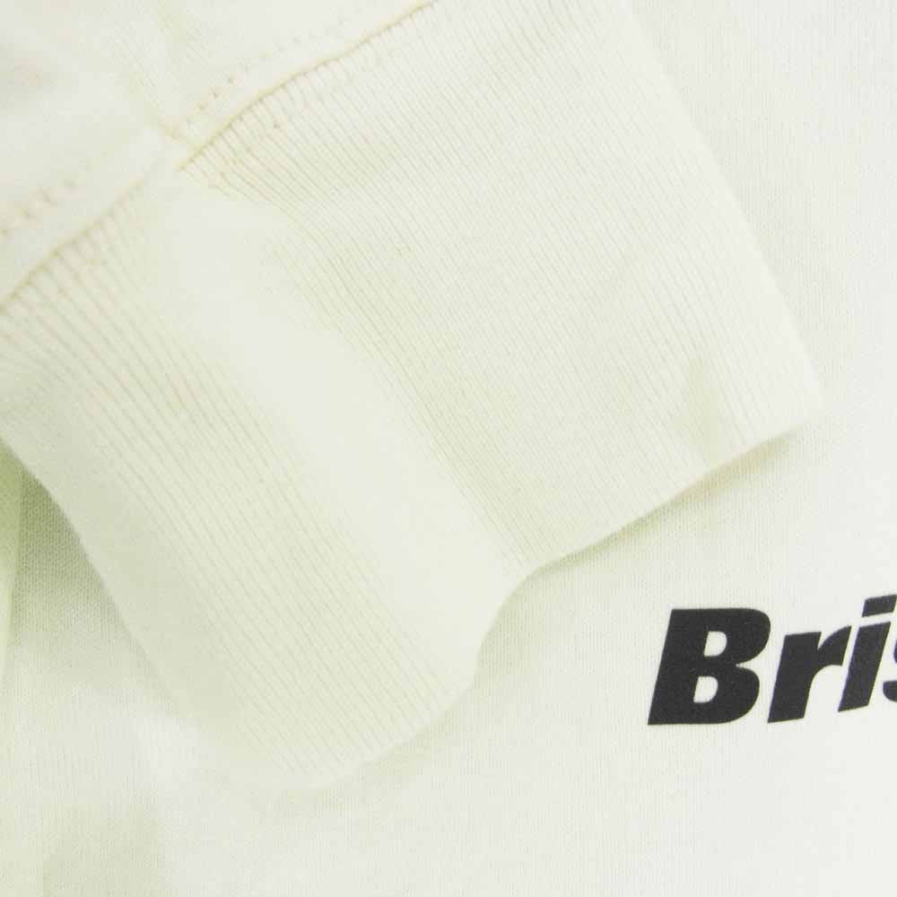 F.C.R.B. エフシーアールビー 23SS FCRB-230070 BIG LOGO L/S TEAM BAGGY TEE ビッグロゴ チーム バギー 背ロゴ 長袖Tシャツ カットソー オフホワイト系 L【中古】