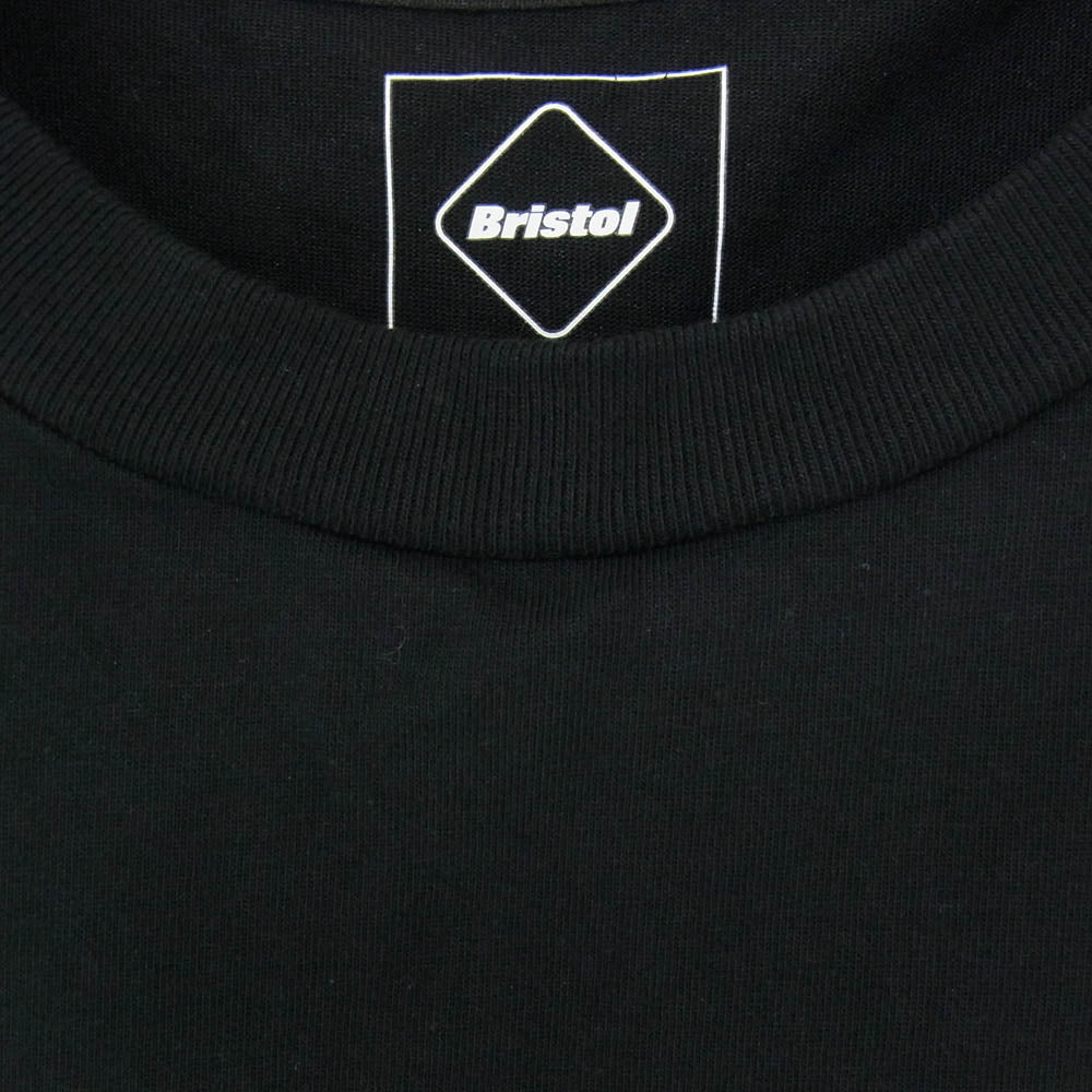 F.C.R.B. エフシーアールビー 24SS FCRB-240083 BIG LOGO L/S BAGGY TEE ビッグロゴ プリント バギー 背ロゴ 長袖 Tシャツ カットソー ブラック系 L【中古】