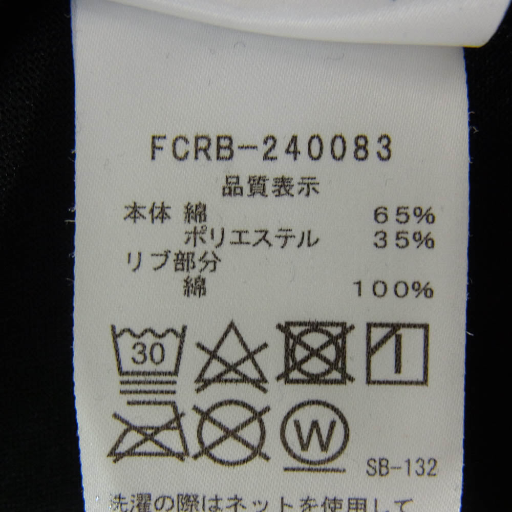 F.C.R.B. エフシーアールビー 24SS FCRB-240083 BIG LOGO L/S BAGGY TEE ビッグロゴ プリント バギー 背ロゴ 長袖 Tシャツ カットソー ブラック系 L【中古】