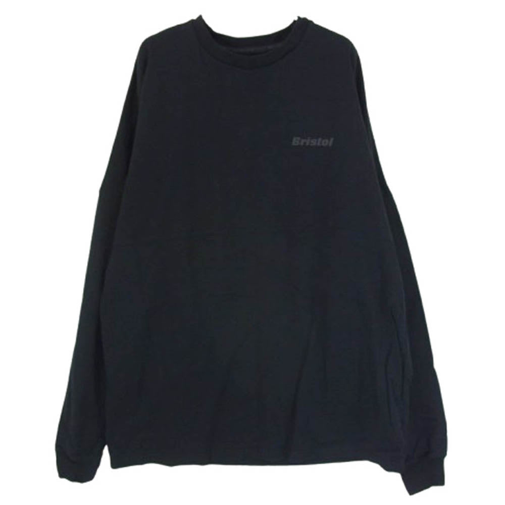 F.C.R.B. エフシーアールビー 23SS FCRB-230070 BIG LOGO L/S TEAM BAGGY TEE ビッグロゴ チーム バギー 背ロゴ 長袖Tシャツ カットソー ブラック系 L【中古】