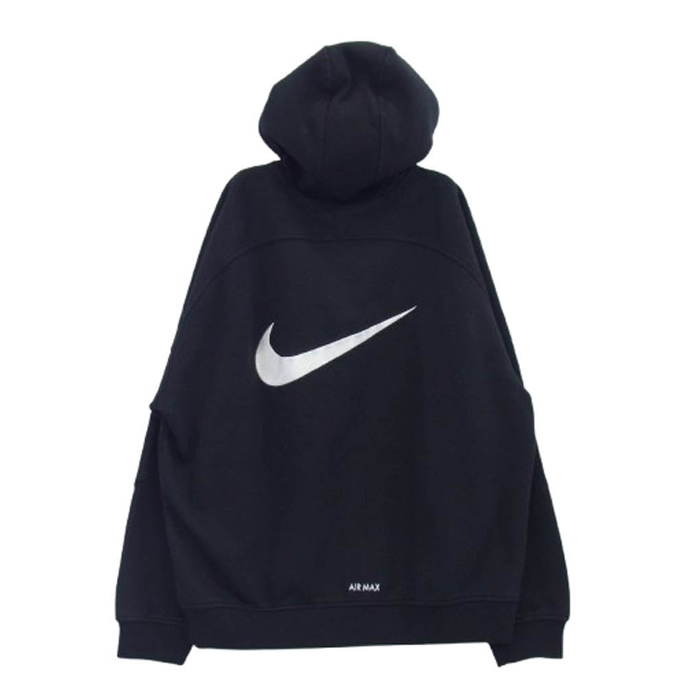 Supreme シュプリーム 25SS HF9633-010 × NIKE ナイキ Zip Up Hooded Sweatshirt フーデット スウェット シャツ ジップ アップ パーカー ブラック系 L【中古】