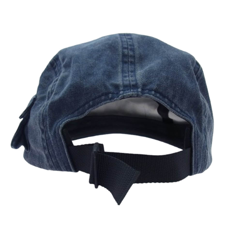 Supreme シュプリーム 19AW Snap Pocket Camp Cap スナップポケットキャンプキャップ インディゴブルー系【中古】