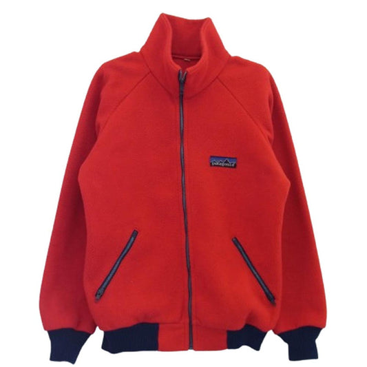 patagonia パタゴニア Vintage ヴィンテージ デカタグ Rマーク フリース ジャケット レッド系 L【中古】
