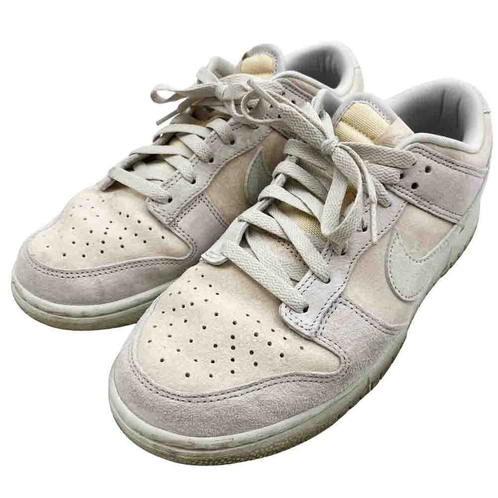 NIKE ナイキ DD8338-001 Dunk Low Retro PRM Vast Grey Summit White ダンク ロー レトロ PRM ヴァストグレー サミットホワイト ローカット スニーカー ベージュ系 27cm【中古】