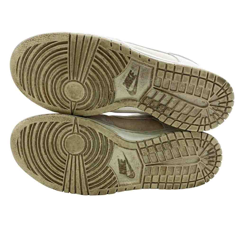 NIKE ナイキ DD8338-001 Dunk Low Retro PRM Vast Grey Summit White ダンク ロー レトロ PRM ヴァストグレー サミットホワイト ローカット スニーカー ベージュ系 27cm【中古】