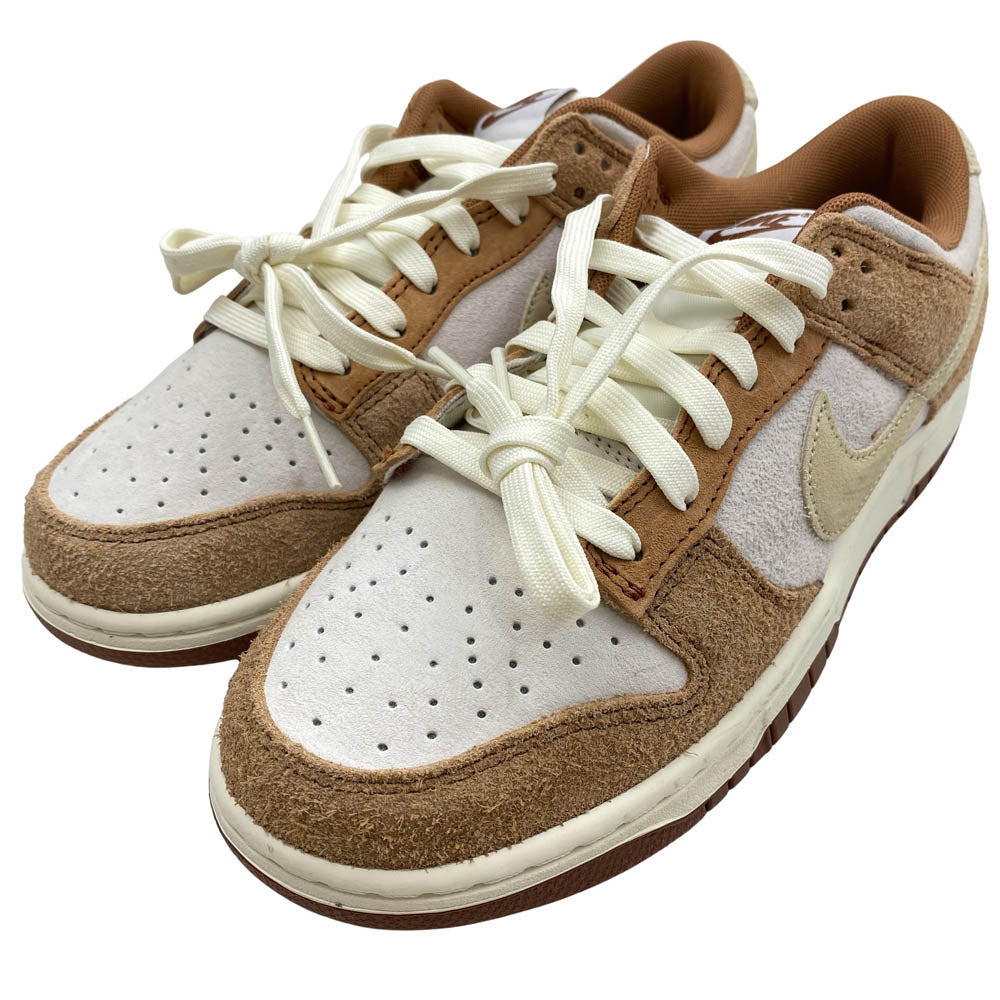 NIKE ナイキ DD1390-100 Dunk Low PRM Medium Curry ダンク ロー PRM ミディアムカレー ローカット スニーカー ブラウン系 ベージュ系 27cm【美品】【中古】