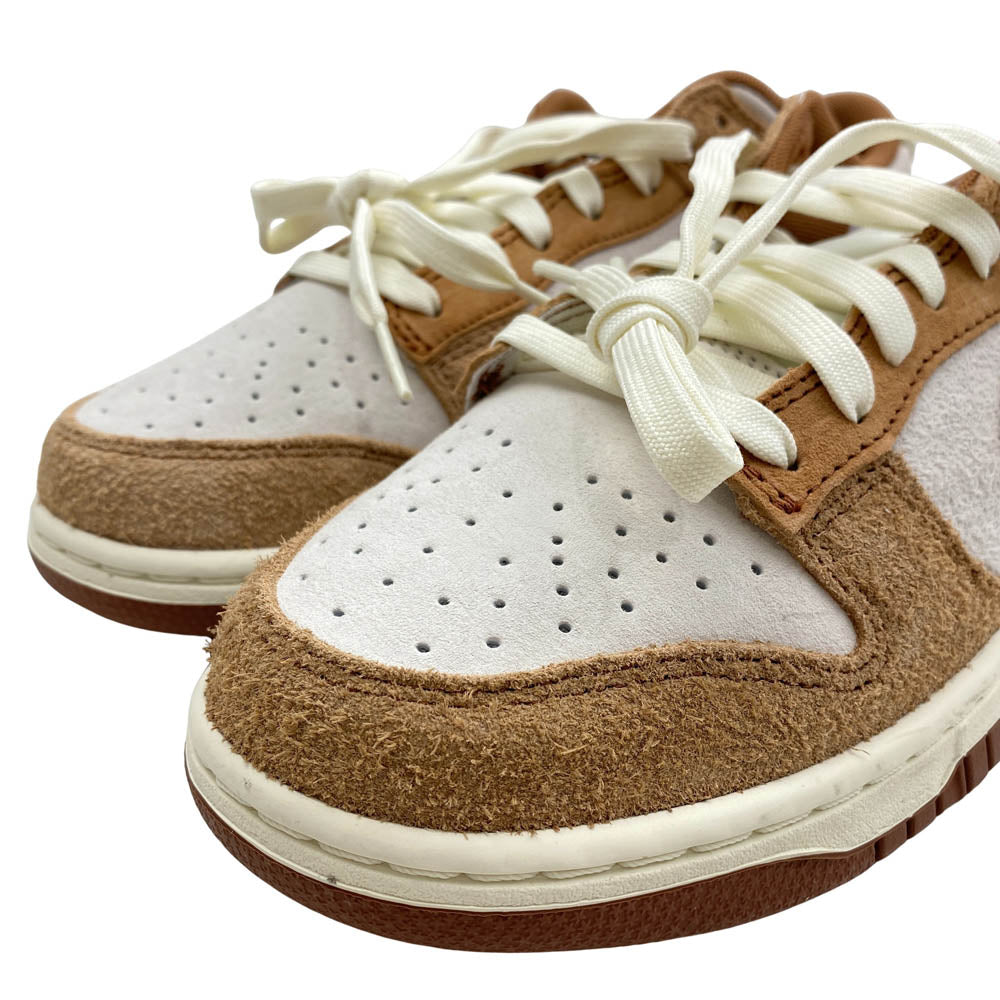 NIKE ナイキ DD1390-100 Dunk Low PRM Medium Curry ダンク ロー PRM ミディアムカレー ローカット スニーカー ブラウン系 ベージュ系 27cm【美品】【中古】