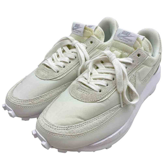 NIKE ナイキ BV0073-101 × sacai LDV Waffle Triple White サカイ LDV ワッフルトリプルホワイト ローカット スニーカー ベージュ系 27cm【美品】【中古】