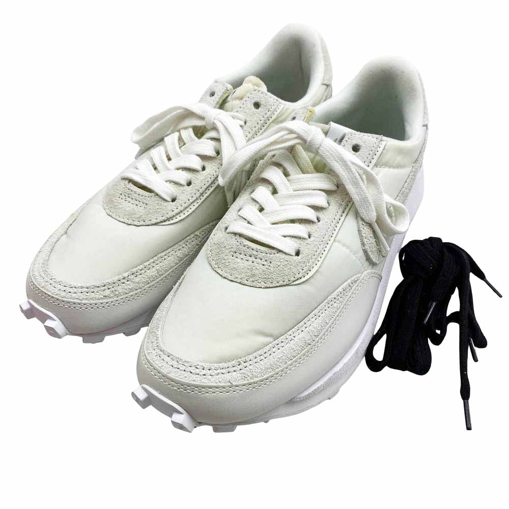NIKE ナイキ BV0073-101 × sacai LDV Waffle Triple White サカイ LDV ワッフルトリプルホワイト ローカット スニーカー ベージュ系 27cm【美品】【中古】