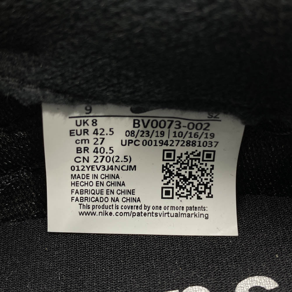 NIKE ナイキ BV0073-002 × sacai LDV Waffle Triple Black サカイ LDV ワッフル トリプルブラック ローカット スニーカー ブラック系 27cm【美品】【中古】