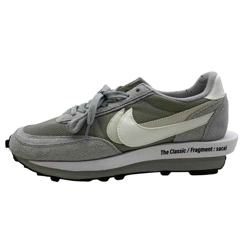 NIKE ナイキ DH2684-001 × Fragment × sacai LD Waffle Light Smoke Grey フラグメント × サカイ LD ワッフル ライト スモーク グレー ローカット スニーカー グレー系 27cm【中古】