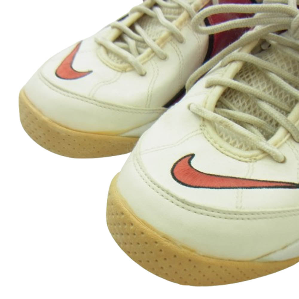 NIKE ナイキ 130248-112 【観賞用】AIR ZOOM FLIGHT エアズームフライト スニーカー オフホワイト系 レッド系 31ｃｍ【中古】