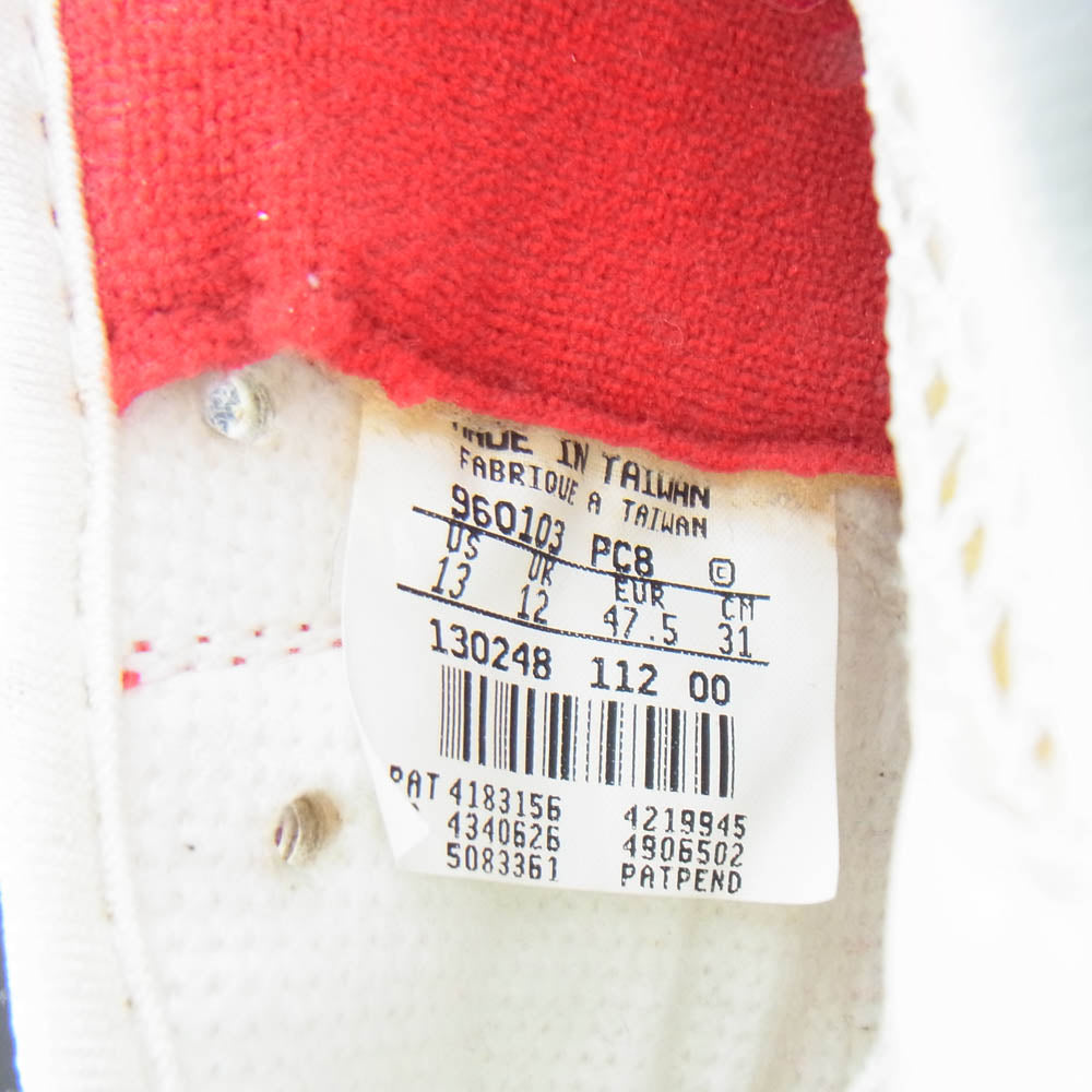 NIKE ナイキ 130248-112 【観賞用】AIR ZOOM FLIGHT エアズームフライト スニーカー オフホワイト系 レッド系 31ｃｍ【中古】