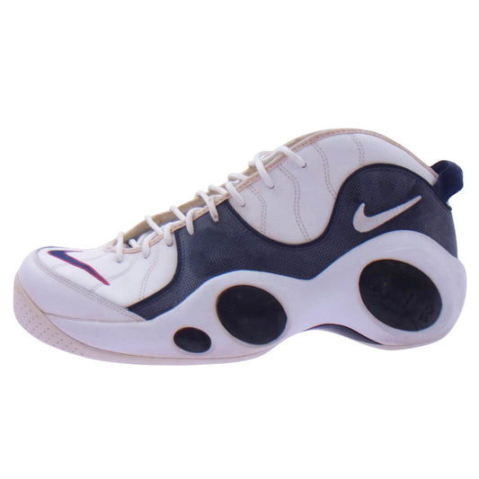 NIKE ナイキ 317810-141 【観賞用】AIR ZOOM FLIGHT PREMIUM エアズームフライトプレミアム スニーカー ホワイト系 ネイビー系 31cm【中古】
