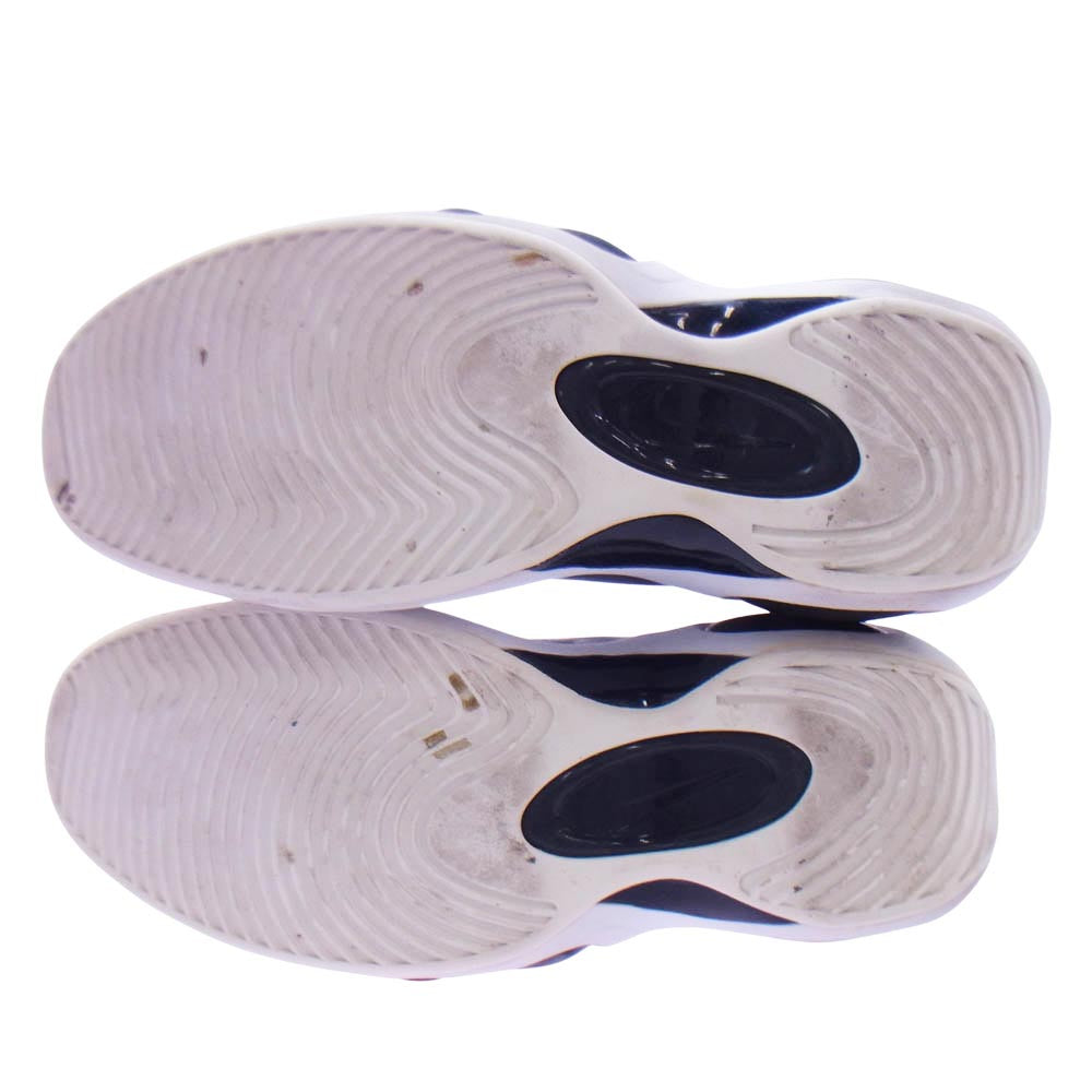 NIKE ナイキ 317810-141 【観賞用】AIR ZOOM FLIGHT PREMIUM エアズームフライトプレミアム スニーカー ホワイト系 ネイビー系 31cm【中古】