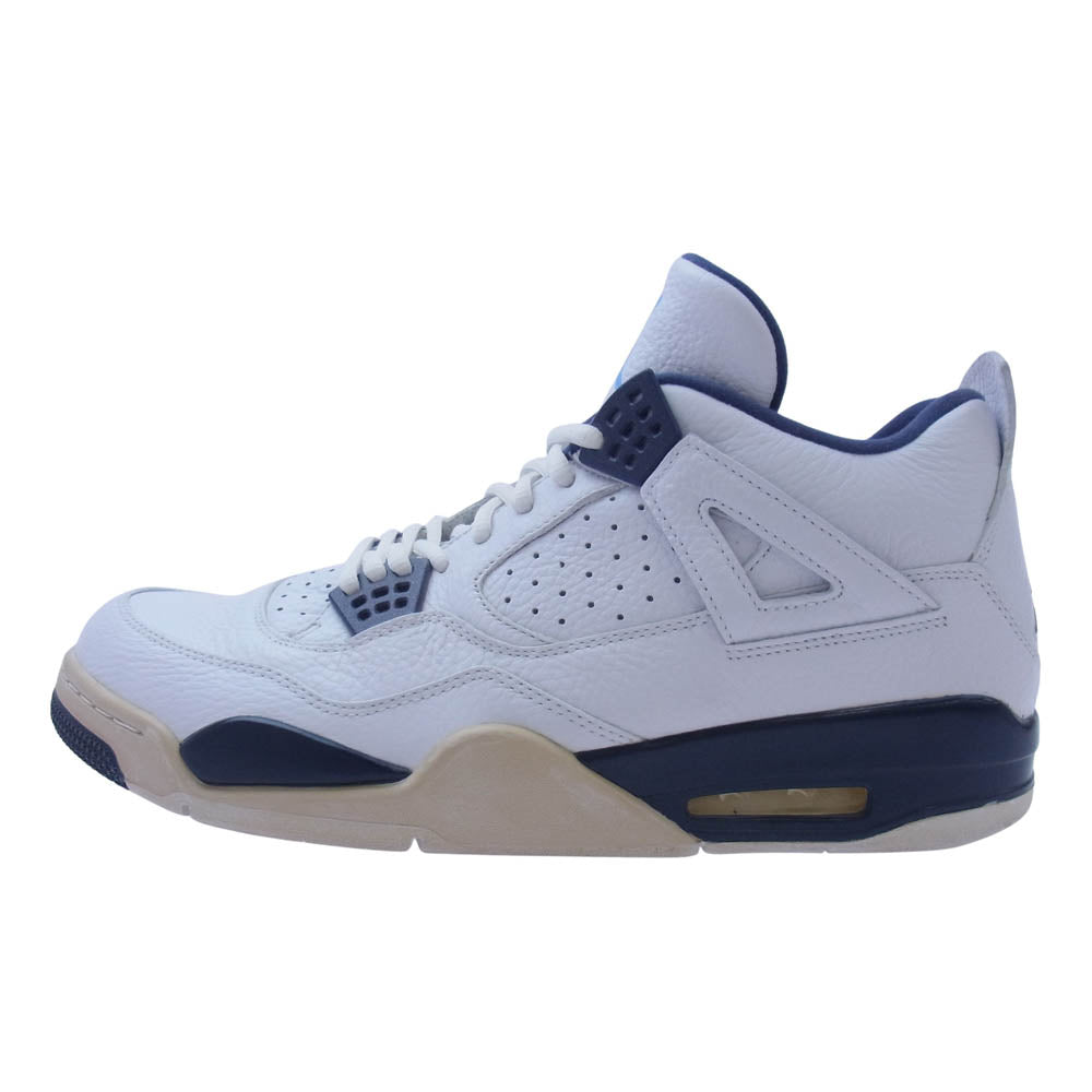 NIKE ナイキ 314254-107 AIR JORDAN 4 RETRO COLUMBIA エアジョーダン4 コロンビア スニーカー ホワイト系 31cm【中古】