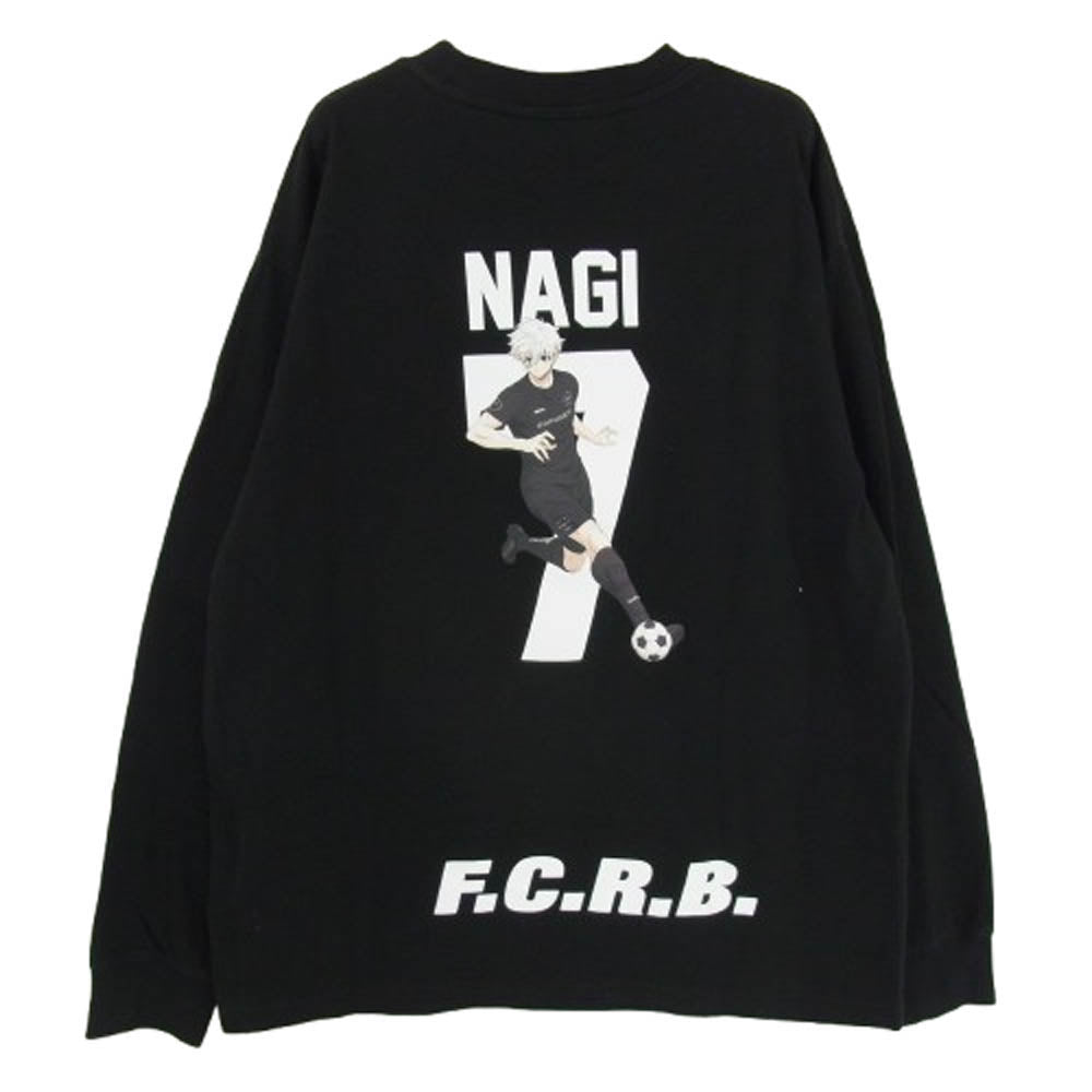 F.C.R.B. エフシーアールビー 24AW FCRB-242166 BLUE LOCK L/S TEE ブルーロック NAGI 長袖 Tシャツ ブラック系 L【中古】