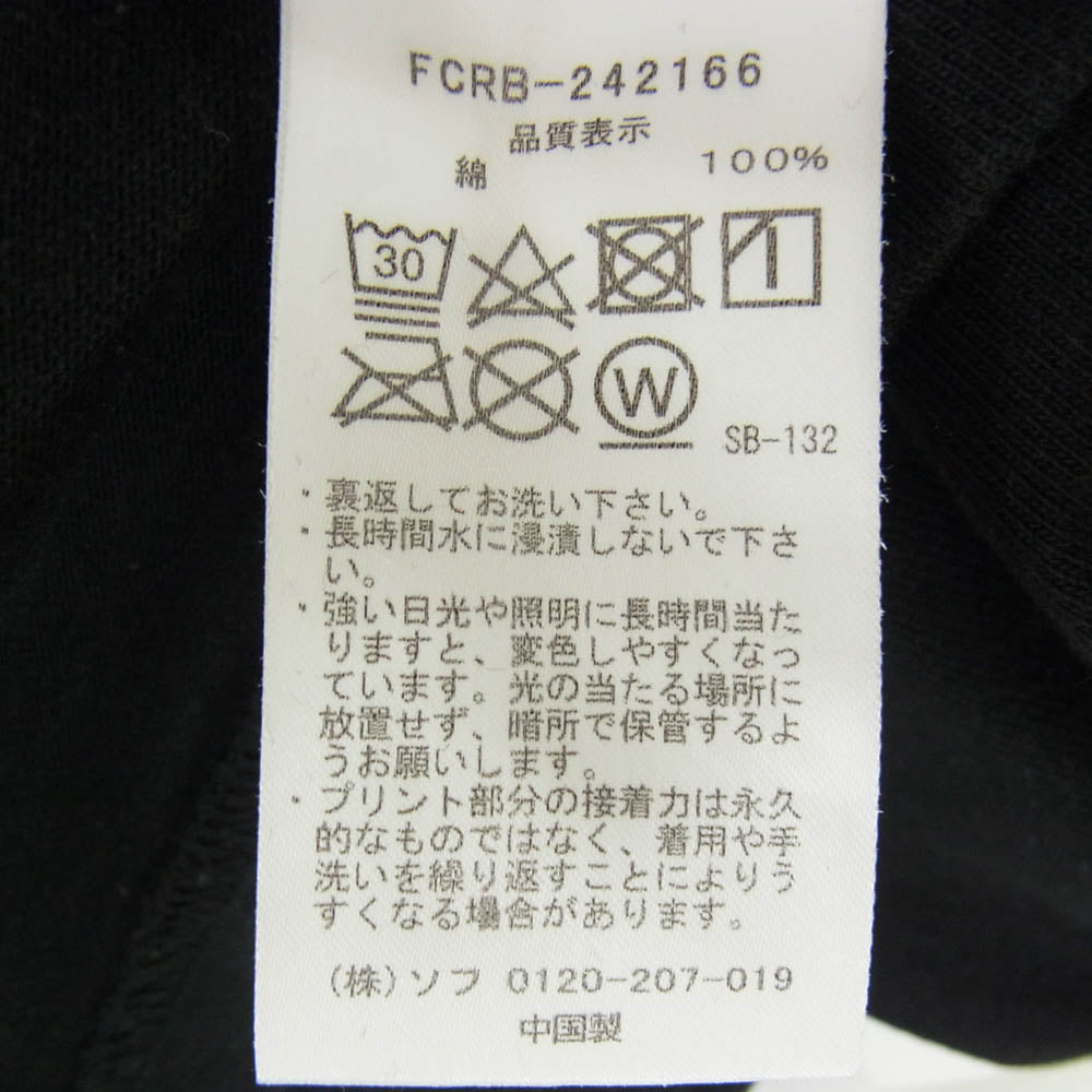 F.C.R.B. エフシーアールビー 24AW FCRB-242166 BLUE LOCK L/S TEE ブルーロック NAGI 長袖 Tシャツ ブラック系 L【中古】