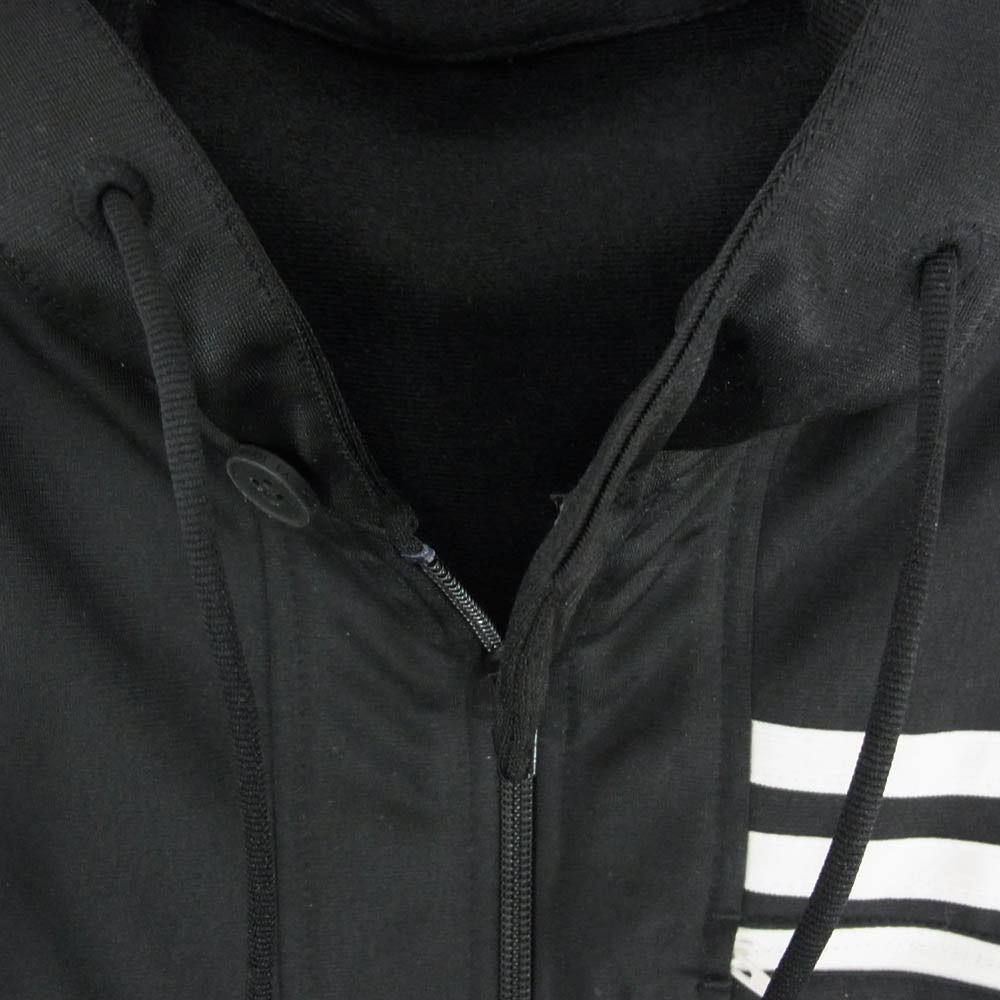 Y-3 Yohji Yamamoto ワイスリー ヨウジヤマモト FJ0465 M 3 STP HOODED TRACK TOP フーデッド パーカー フーディー ブラック系 S【中古】