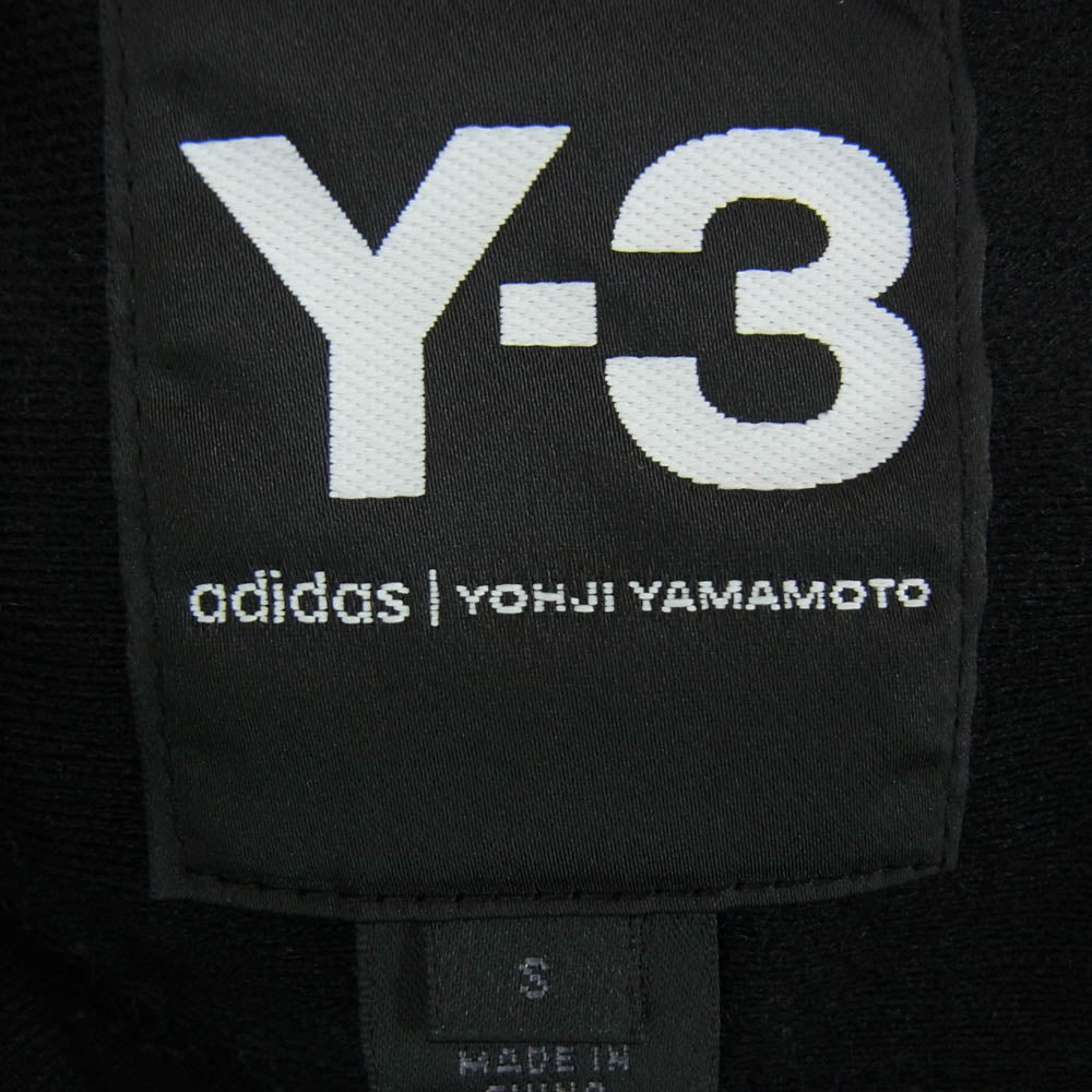 Y-3 Yohji Yamamoto ワイスリー ヨウジヤマモト FJ0465 M 3 STP HOODED TRACK TOP フーデッド パーカー フーディー ブラック系 S【中古】